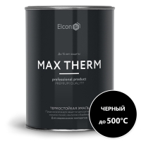 Эмаль термост ELCON 0.8 кг черн 500