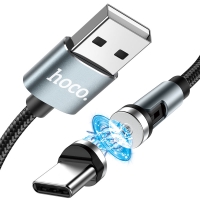 Кабель U94 USB Type-C маг 1.2m 2.4А HOCO