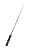 Шампур с деревяннои ручкои 55 см