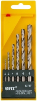 Сверла по металлу полир.6 шт. (2-8 мм)