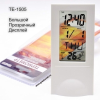 Термометр ТЕ-1505. цифровои прозрачныи