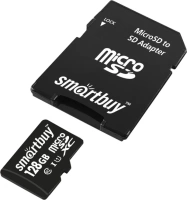Микро SD 128GB Smart Buy class 10 с SD