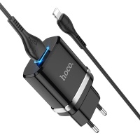 СЗУ N1 Lightning на 1 USB 2.4A HOCO чер