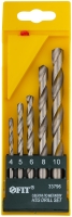 Сверла по металлу полир.5 шт. (4-10 мм)