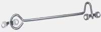 Крючок ветровои КР-150 (15см) накл.Цинк