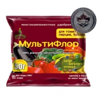 Мультифлор томаты перцы баклажаны 50 гр