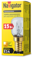 Лампа T25-15-230-E14-CL (для духовок)