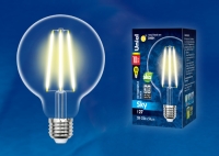 Лампа LED-G95-10W/3000K/E27.Uniel