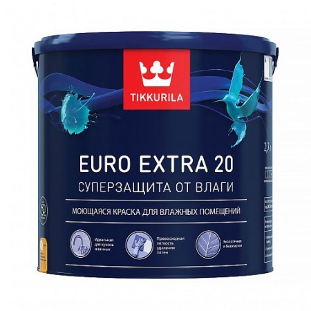 Краска EURO EXTRA 20 C п/мат 2.7л