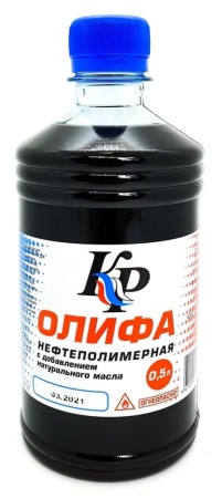 Олифа нефтепол с доб натур масла 0.5л КР