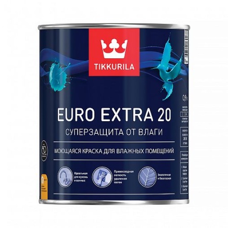 Краска EURO EXTRA 20 C п/мат 0.9л